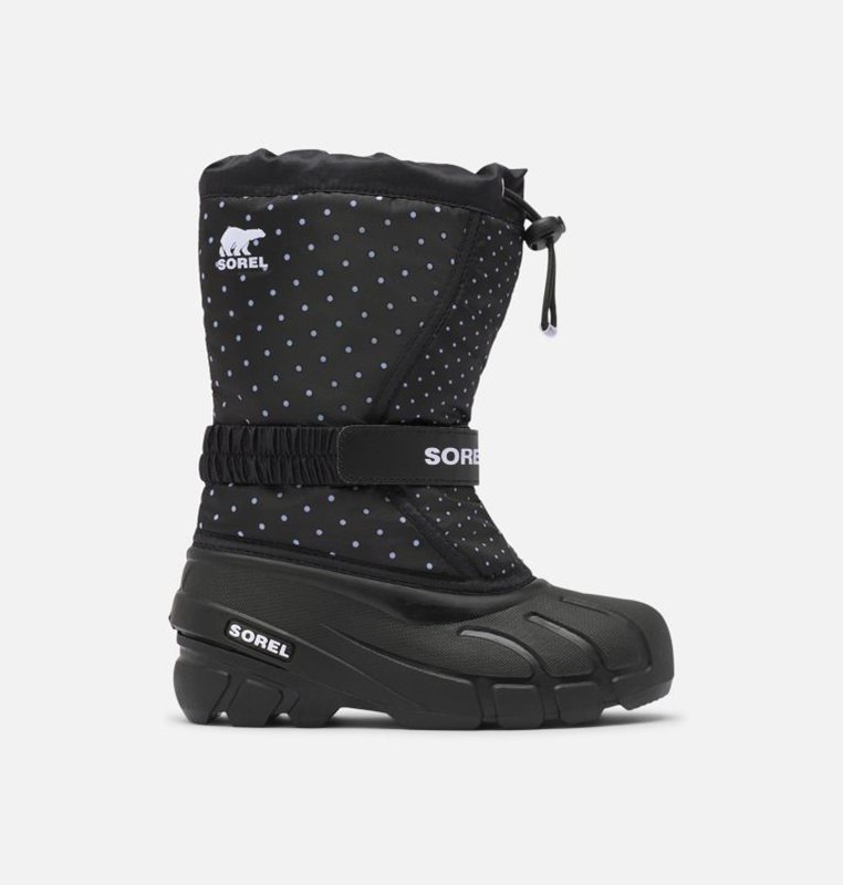 Botas Nieve Sorel Niños - Youth Flurry™ Print Negras - 30427-OFCW